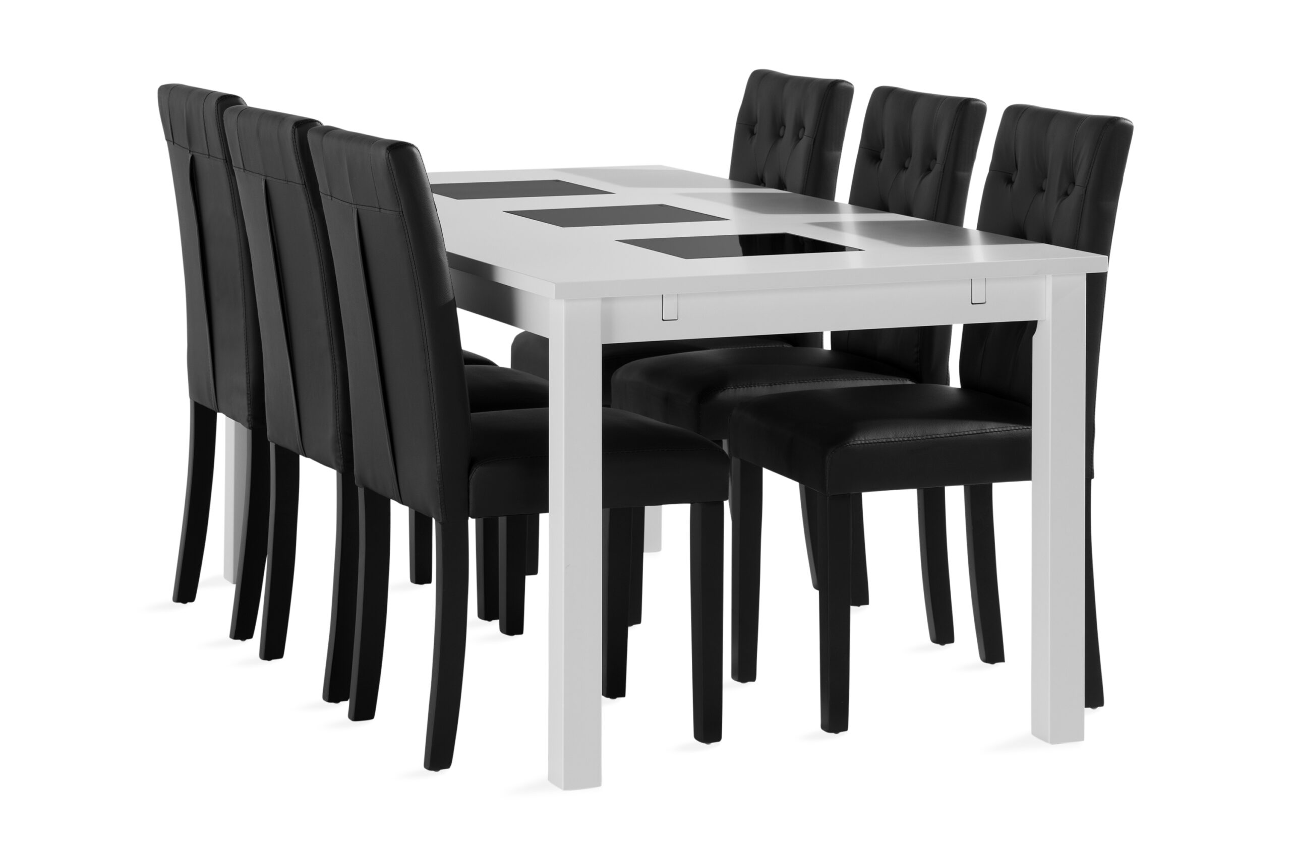 Ruokailuryhmä Octavia 180 cm Jatkettava 6 Sonnarp Tuolia - Valkoinen