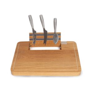 Party cheese board -juustoalusta ja juustoveitset 350 x 260 x 45 mm
