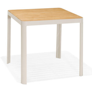 Baaripöytä Portals 95 cm - Valkoinen/Puu