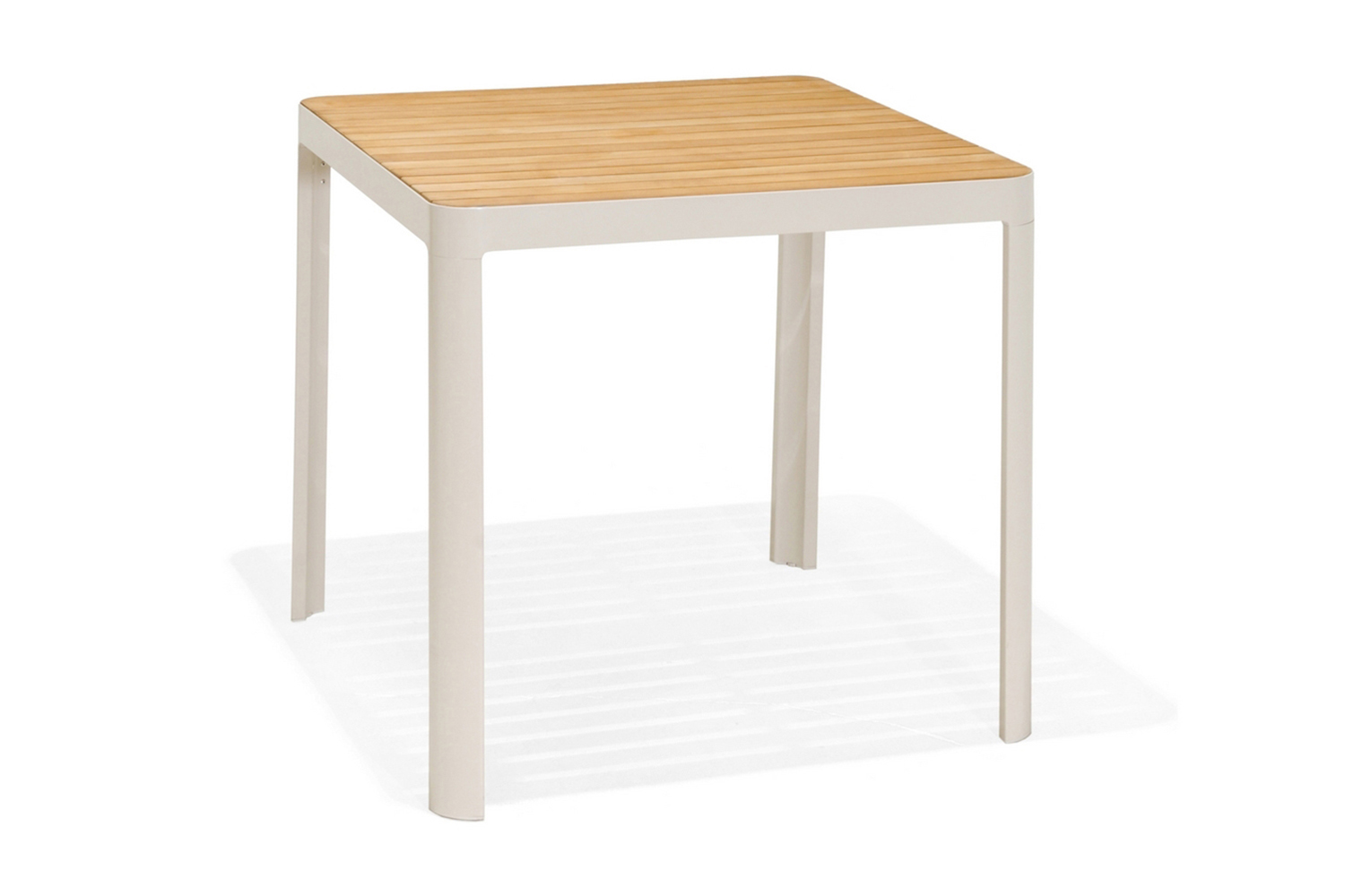 Baaripöytä Portals 95 cm - Valkoinen/Puu