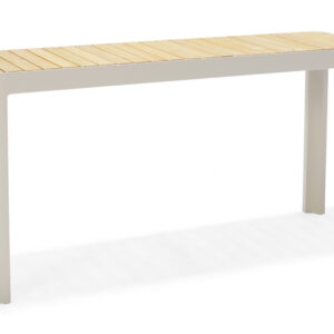 Ruokapöytä Portals 143 cm - Valkoinen/Puu