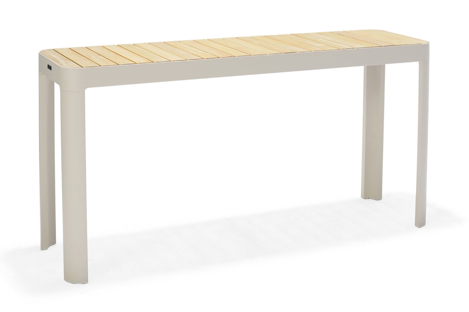 Ruokapöytä Portals 143 cm - Valkoinen/Puu