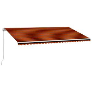 Manuaalisesti sisäänkelattava markiisi 600x300 cm -