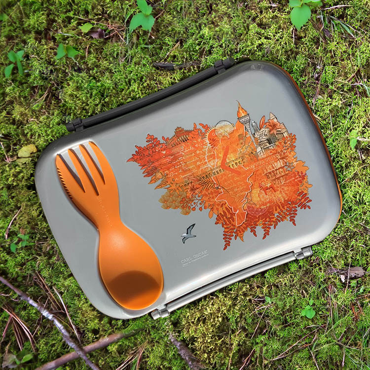 Eväsrasia kylmäkallella, Oranssi