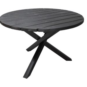 Ruokapöytä Scottsdale Pyöreä 112 cm - Kahvimusta
