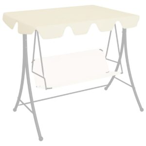 Vaihtokatos puutarhakeinuun kerma 192x147 cm 270 g/m² - Kerma