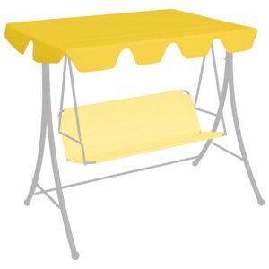 Vaihtokatos puutarhakeinuun keltainen 192x147 cm 270 g/m² - Keltainen