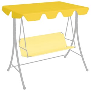 Vaihtokatos puutarhakeinuun keltainen 226x186 cm 270 g/m² - Keltainen