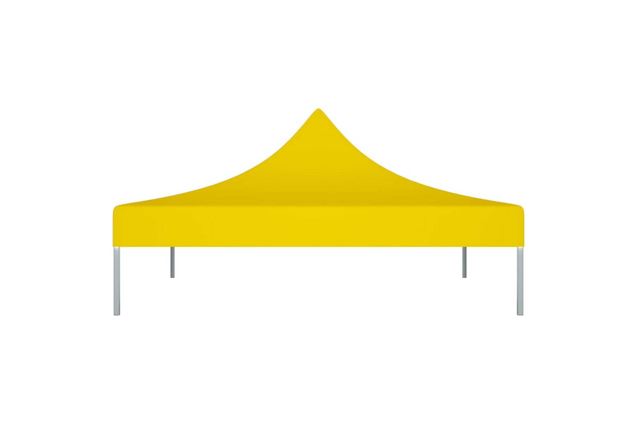 Juhlateltan katto 3x3 m keltainen 270 g/m² - Keltainen