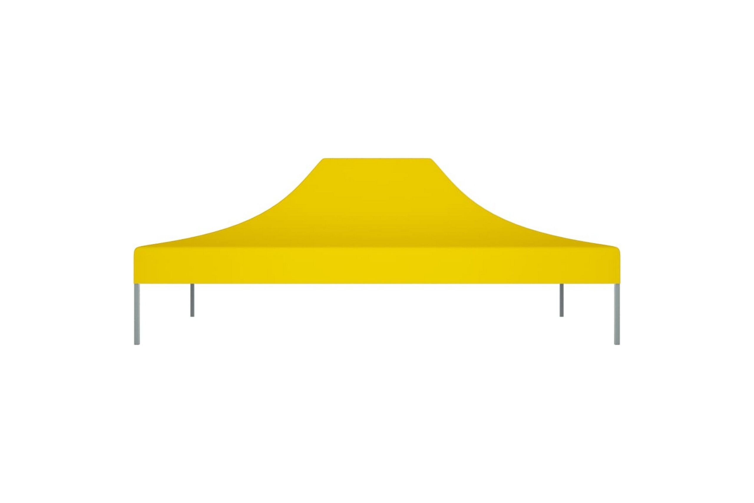 Juhlateltan katto 4x3 m keltainen 270 g/m² - Keltainen