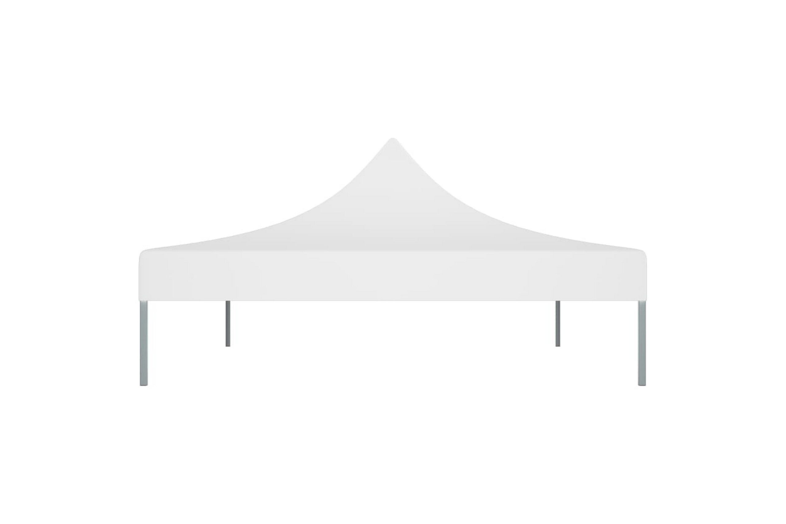 Juhlateltan katto 4x3 m valkoinen 270 g/m² - Valkoinen