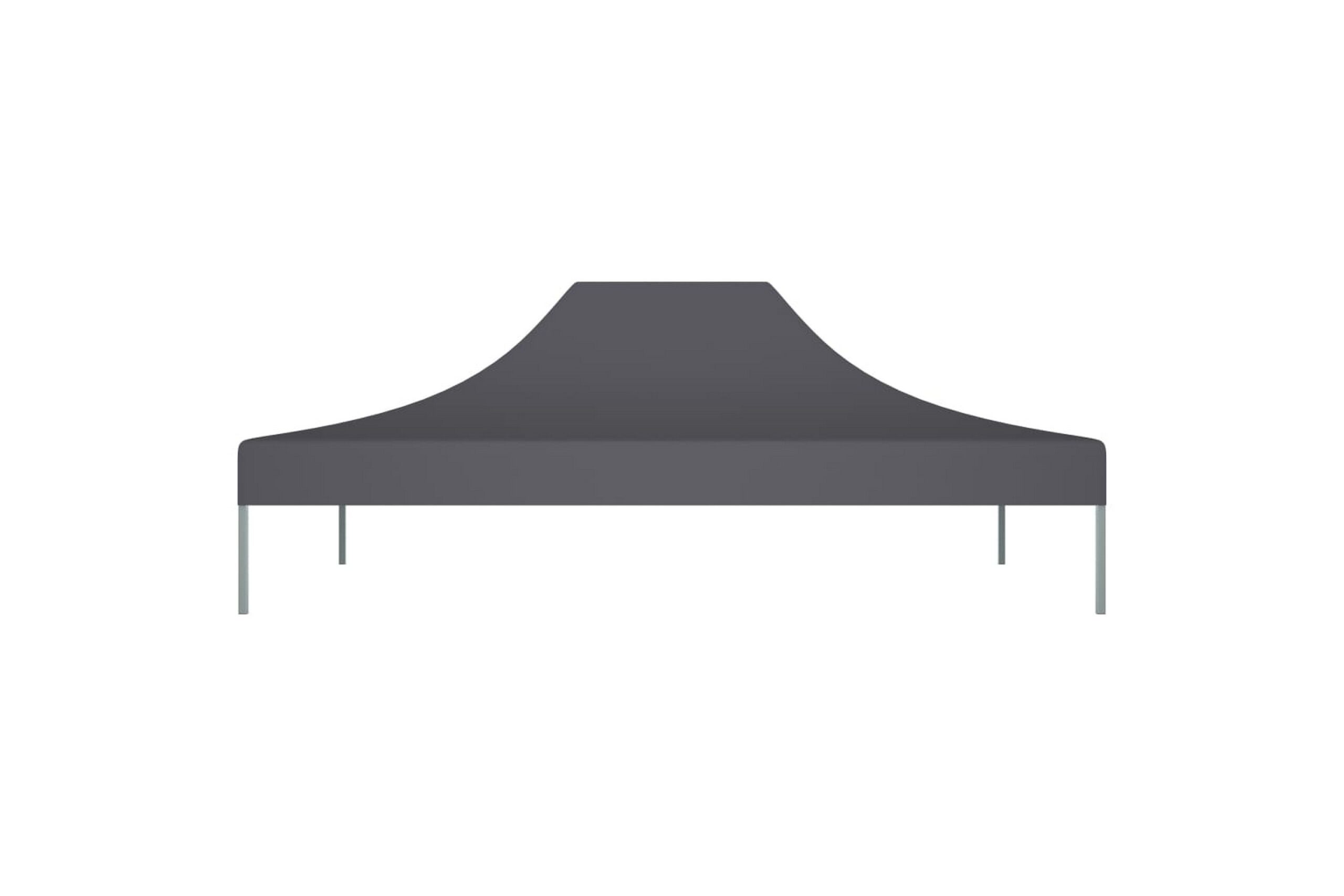 Juhlateltan katto4x3 m antrasiitti 270 g/m² - Antrasiitti