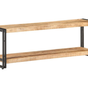 TV-taso 120x30x40 cm karkea mangopuu -