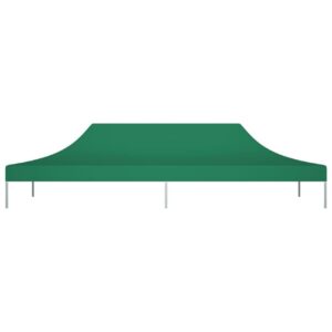 Juhlateltan katto 6x3 m vihreä 270 g/m² - Vihreä
