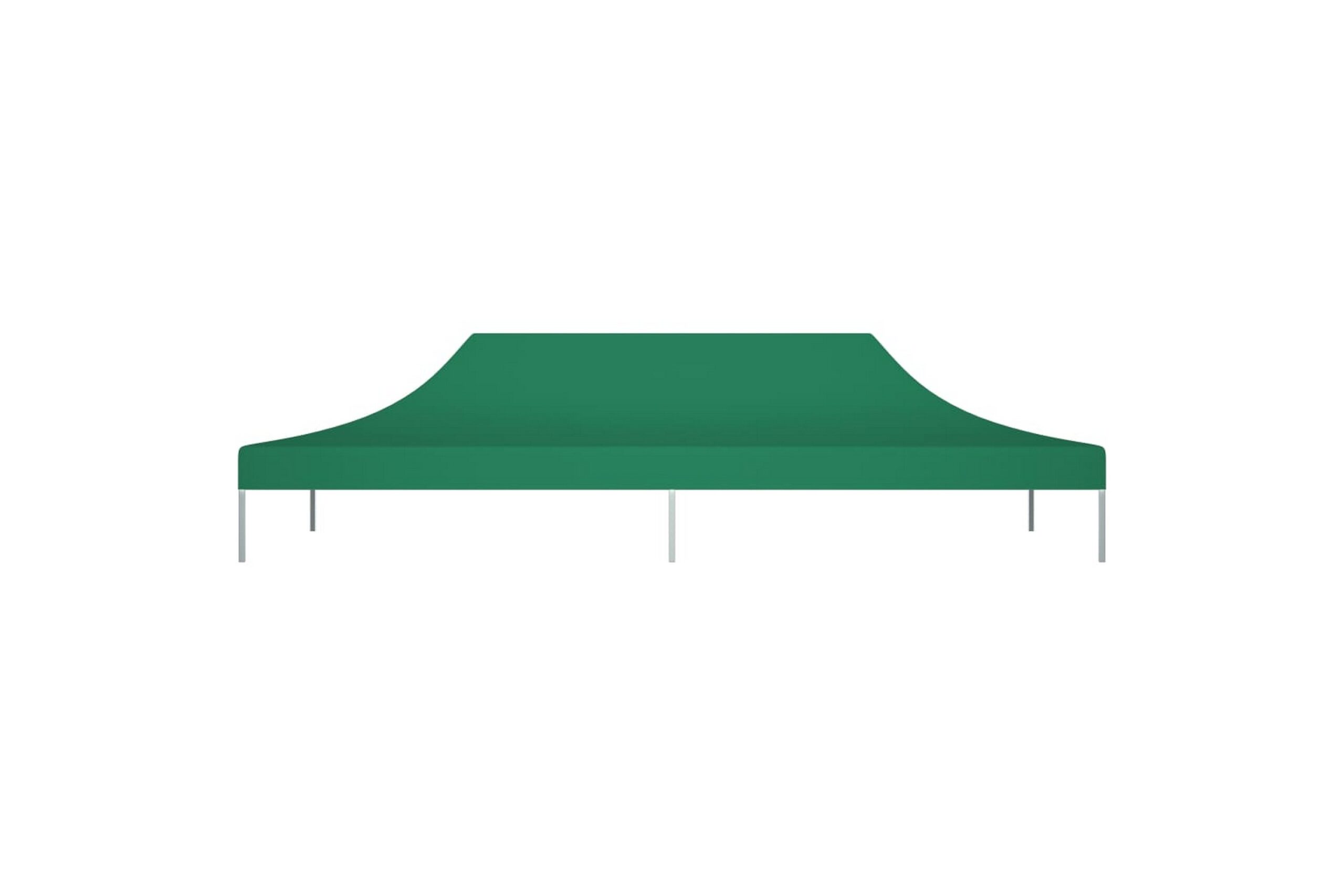 Juhlateltan katto 6x3 m vihreä 270 g/m² - Vihreä