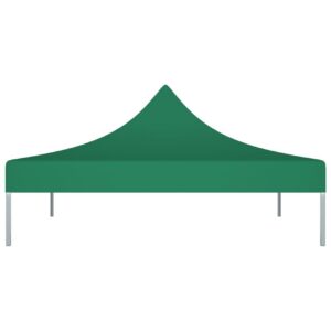 Juhlateltan katto 3x3 m vihreä 270 g/m² - Vihreä