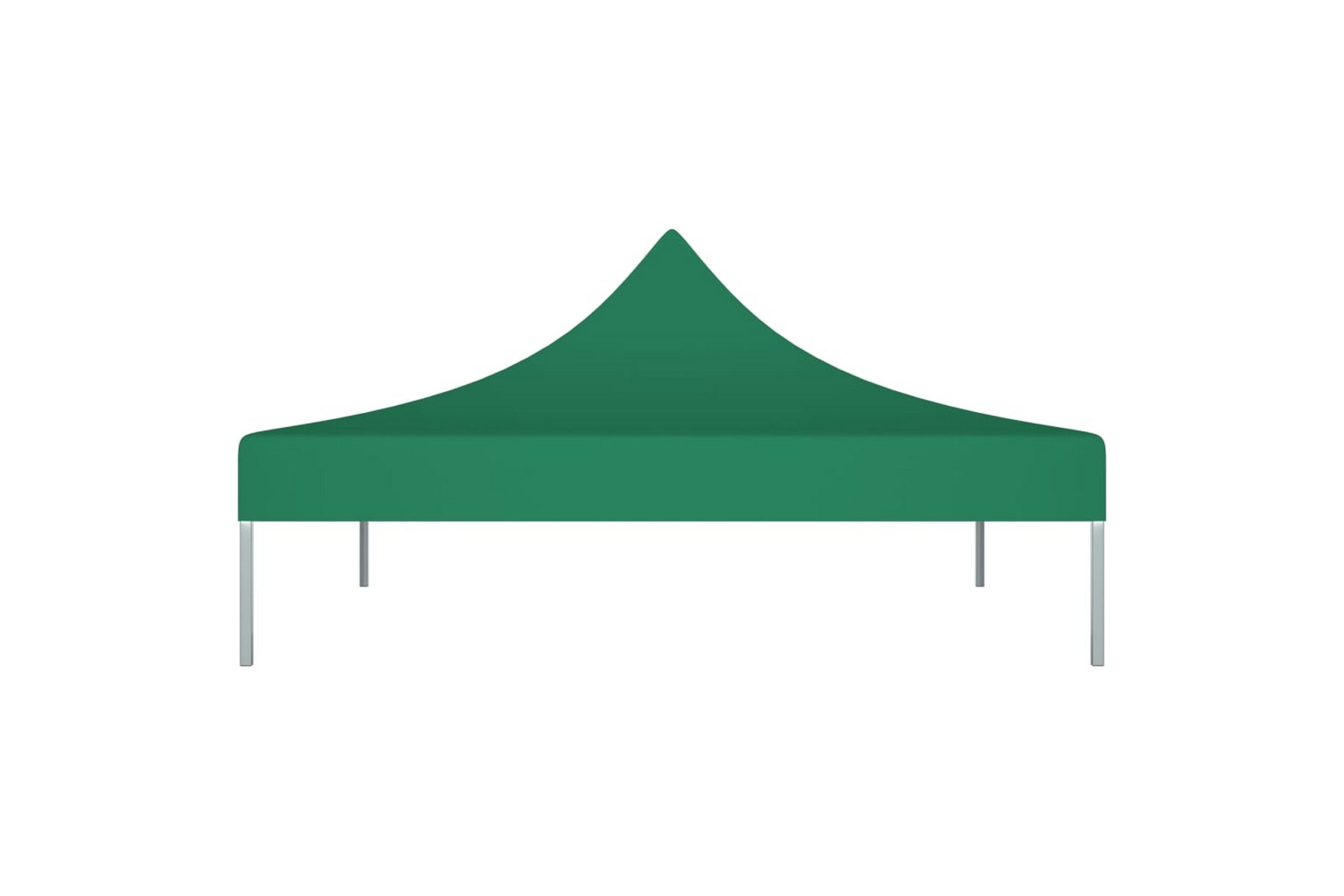 Juhlateltan katto 2x2 m vihreä 270 g/m² - Vihreä