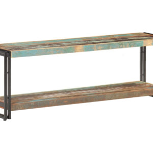 TV-taso 120x30x40 cm kierrätetty täyspuu -