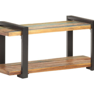 TV-taso 90x40x40 cm täysi kierrätetty puu - Ruskea
