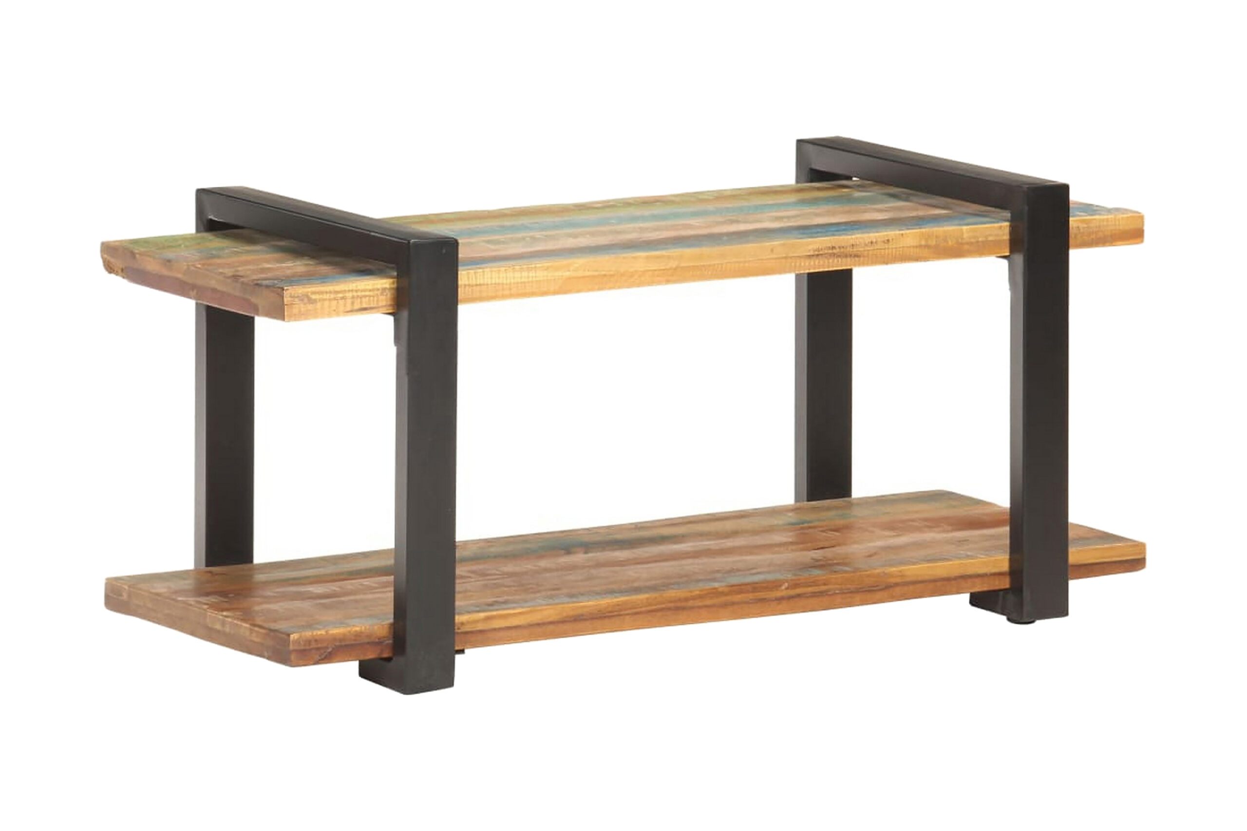 TV-taso 90x40x40 cm täysi kierrätetty puu - Ruskea