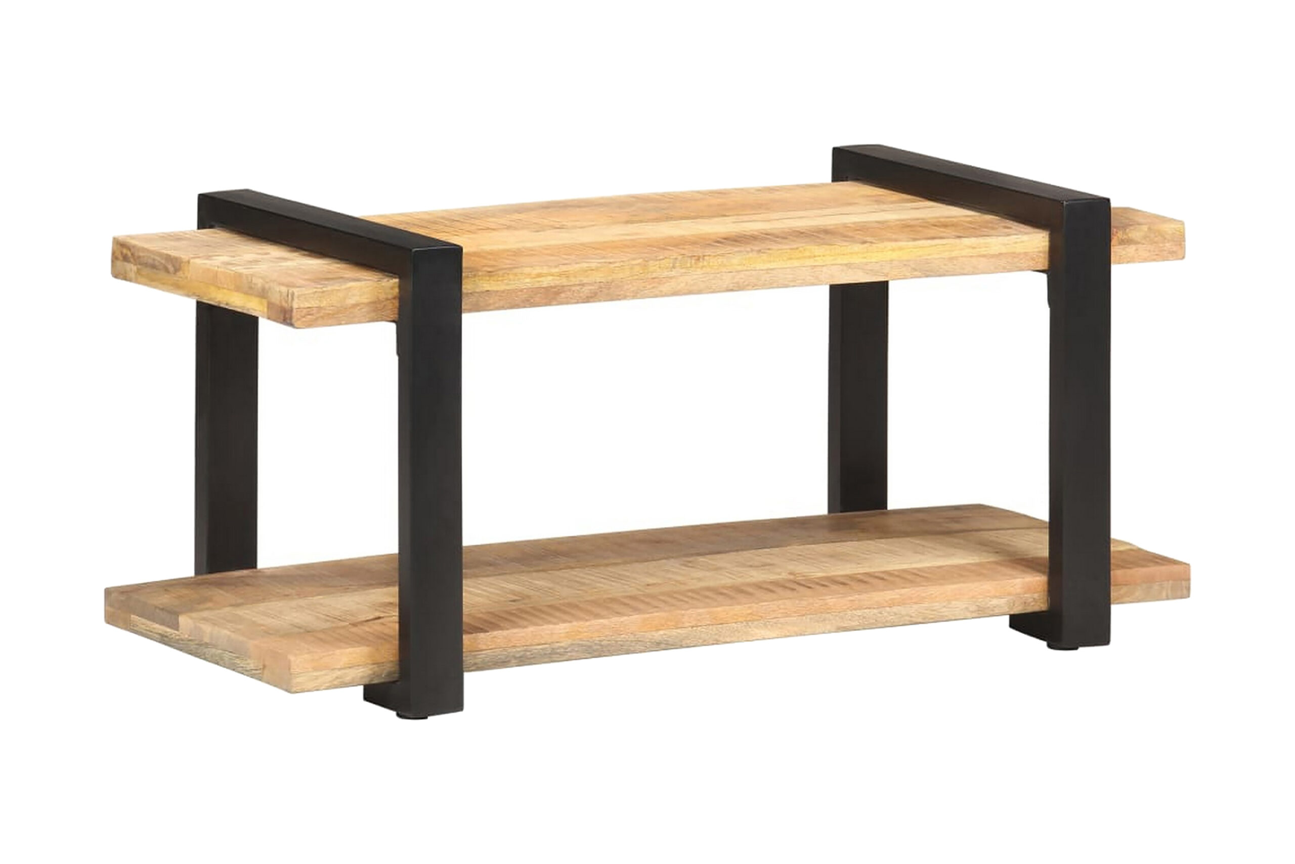 TV-taso 90x40x40 cm karkea mangopuu - Ruskea