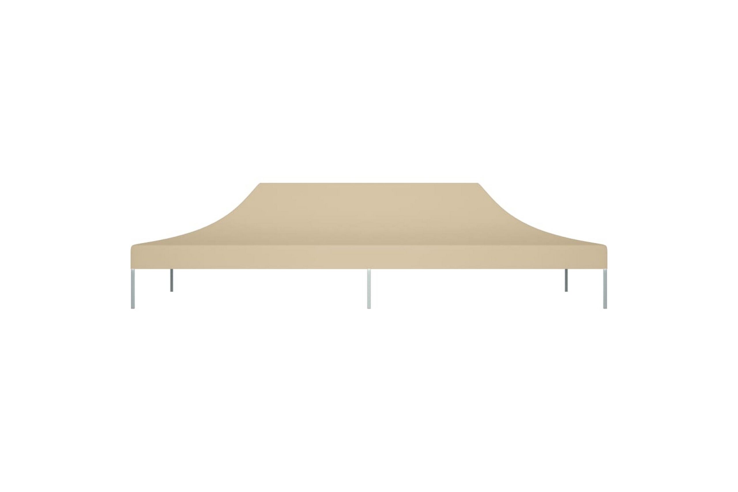 Juhlateltan katto 6x3 m beige 270 g/m² - Beige
