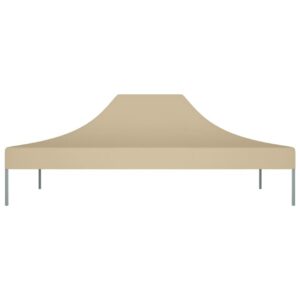 Juhlateltan katto 4x3 m beige 270 g/m² - Beige
