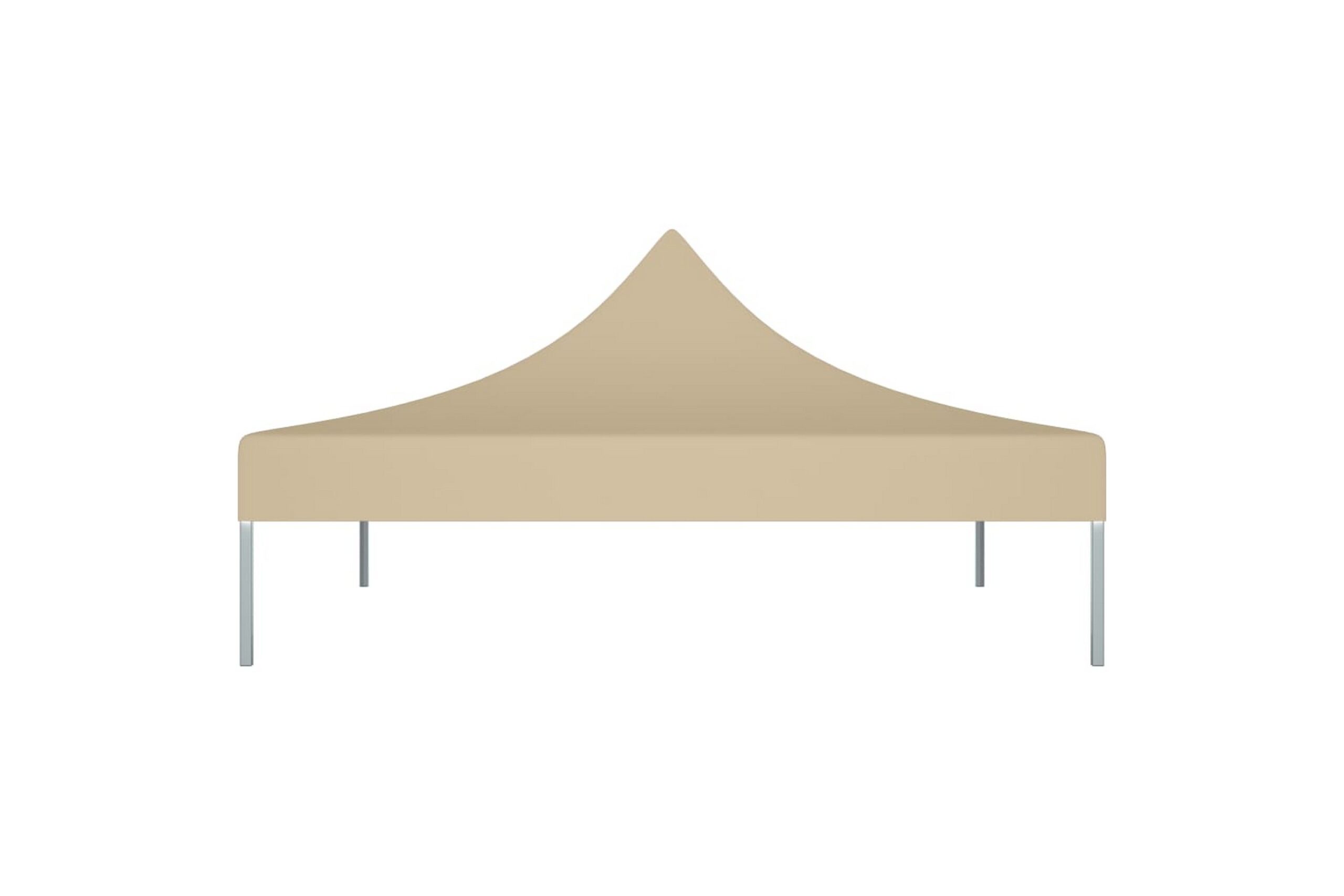 Juhlateltan katto 2x2 m beige 270 g/m² - Beige