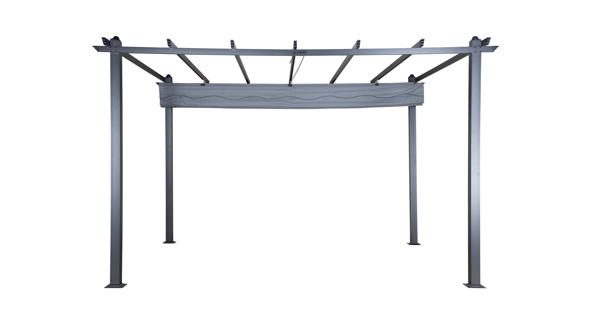 Pergola Lazio 295x395 cm - Musta/Harmaa