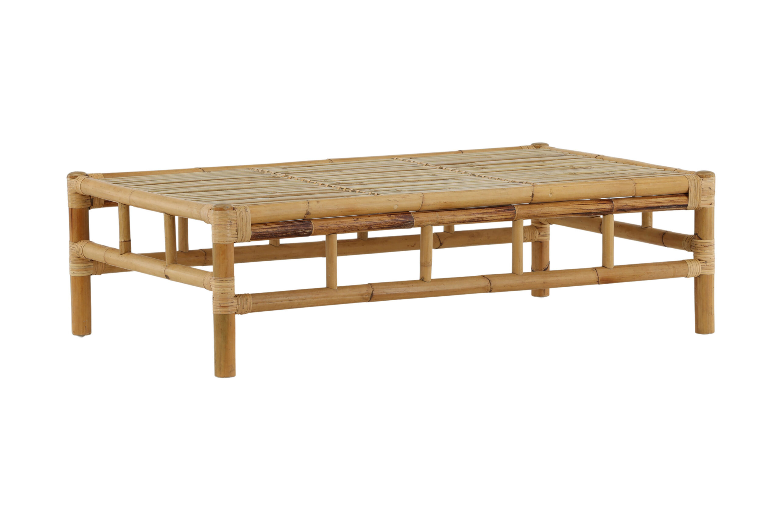 Sohvapöytä Cane 120 cm Puu - Puu/Luonnonväri