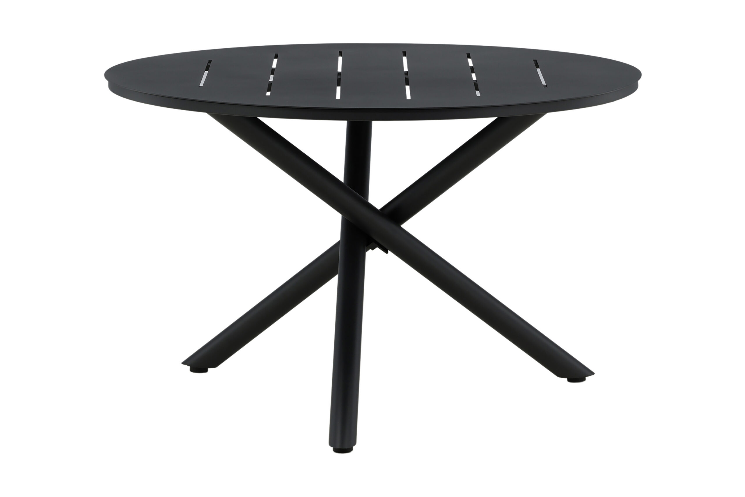 Ruokapöytä Alma Pyöreä 120 cm Musta - Venture Home