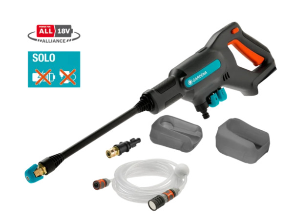 Gardena AquaClean 24 / 18V -akkupainepesuri Solo (ilman akkua)
