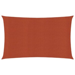 Aurinkopurje 160 g/m² terrakotta 2x5 m HDPE - Ruskea