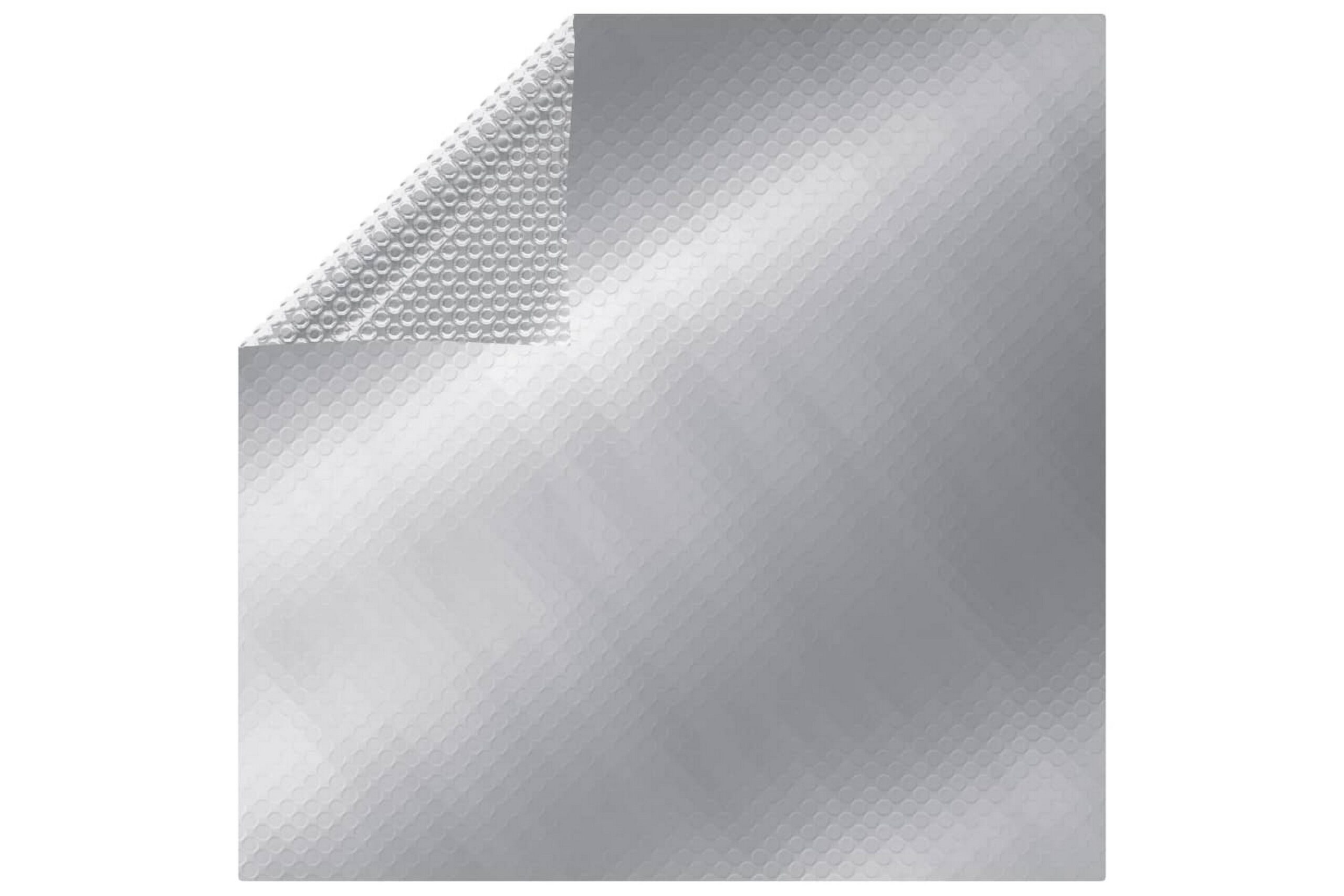 Uima-altaan suoja hopea 450x220 cm PE -