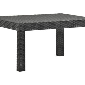 Puutarhapöytä antrasiitti 58x58x41 cm PP - Antrasiitti