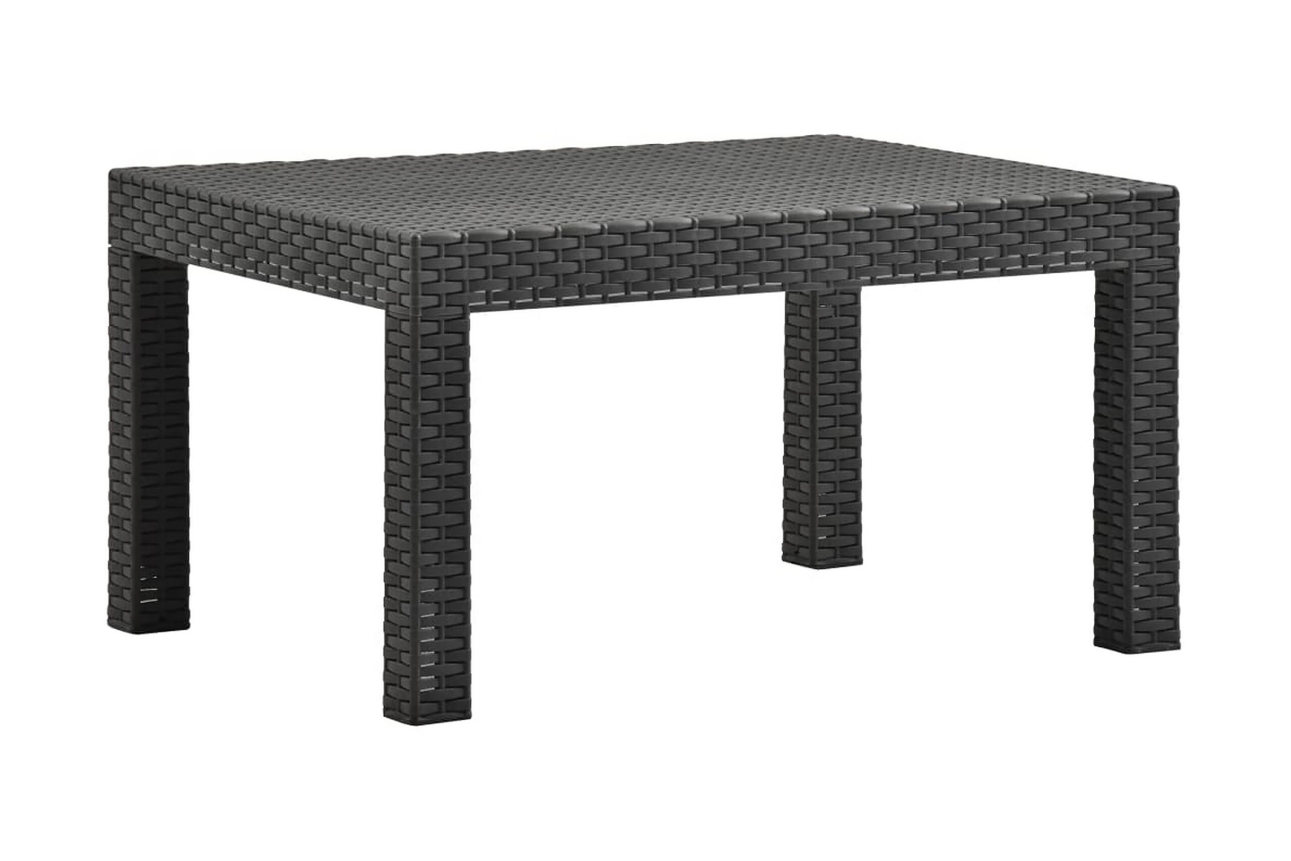 Puutarhapöytä antrasiitti 58x58x41 cm PP - Antrasiitti