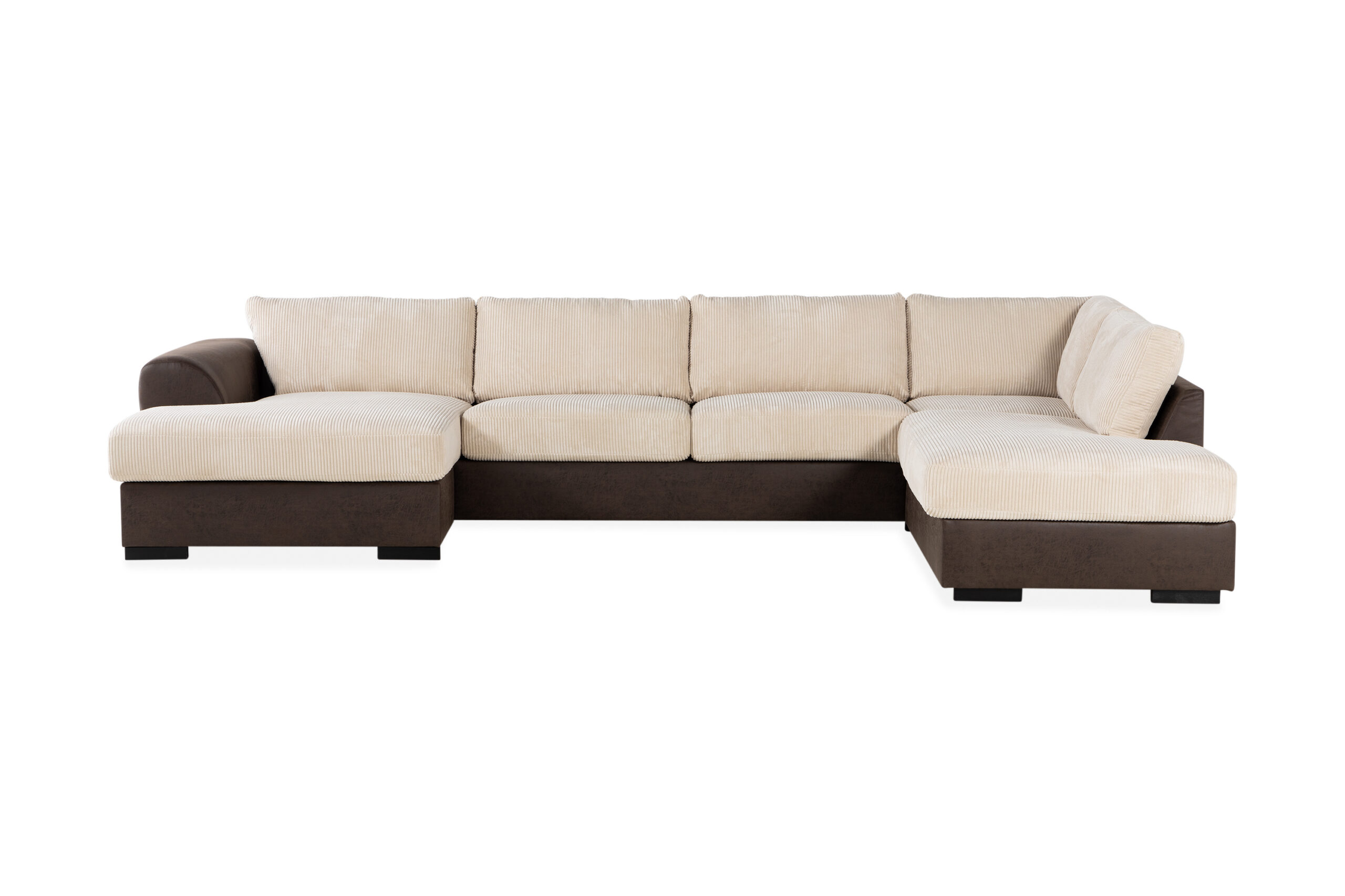 U-sohva Havanna Divaani Vasen - Beige/Ruskea