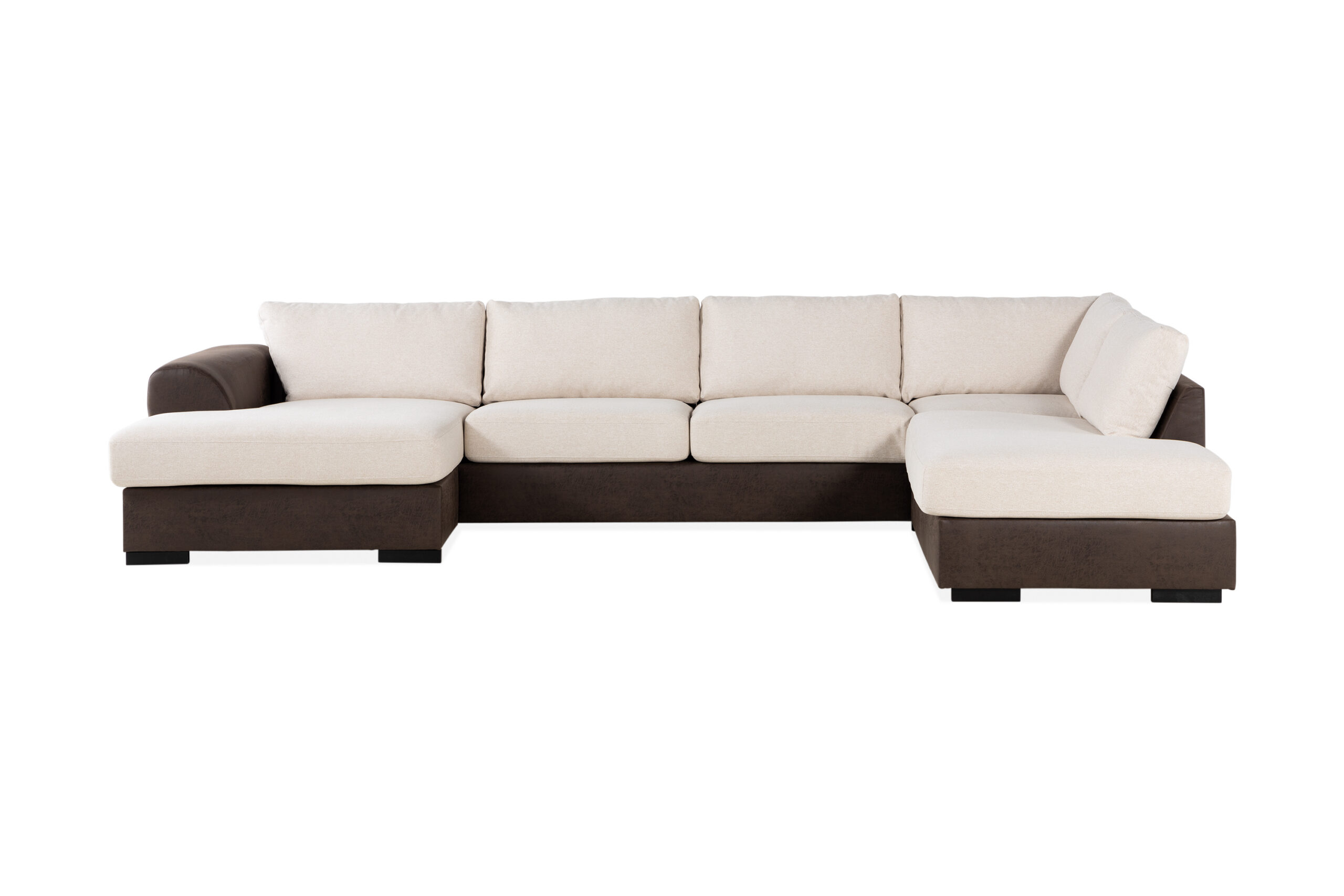 U-sohva Havanna Divaani Vasen - Beige/Ruskea