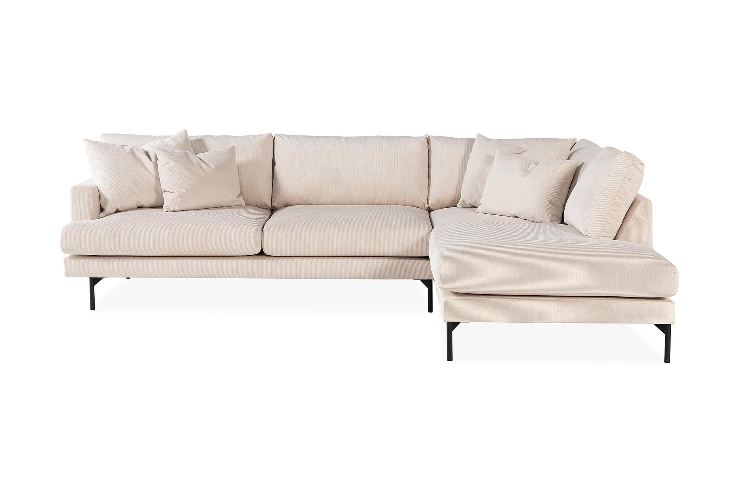 4:n ist Sohva avopäädyllä Menard Oikea - Beige