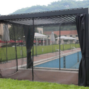 Hyttysverkot Huvimajaan Mirador 300x300 cm 4 kpl Musta -