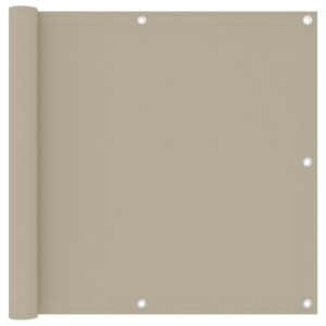 Parvekkeen suoja beige 90x300 cm Oxford kangas - Beige