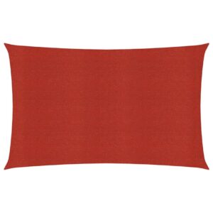 Aurinkopurje 160 g/m² punainen 3x5 m HDPE - Punainen
