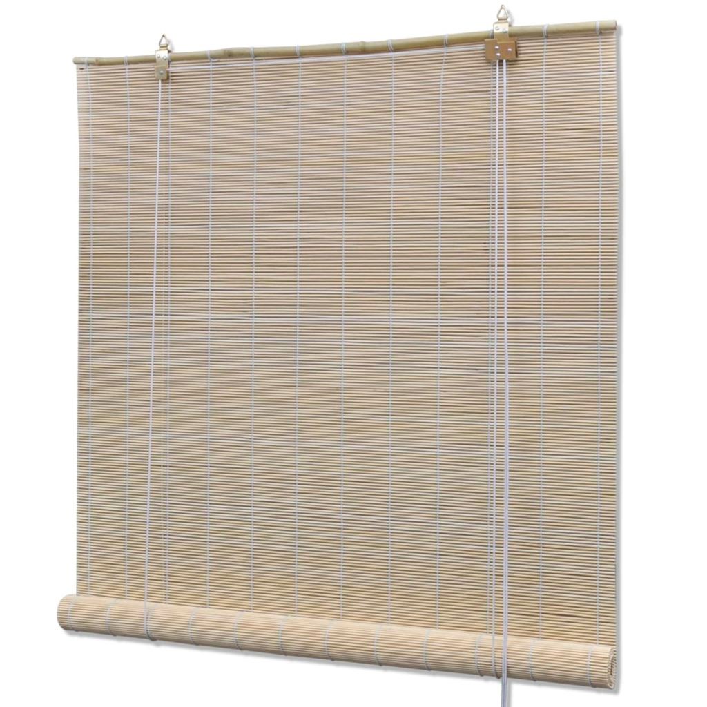 Rullaverho bambu 100x220 cm luonnollinen - Ruskea