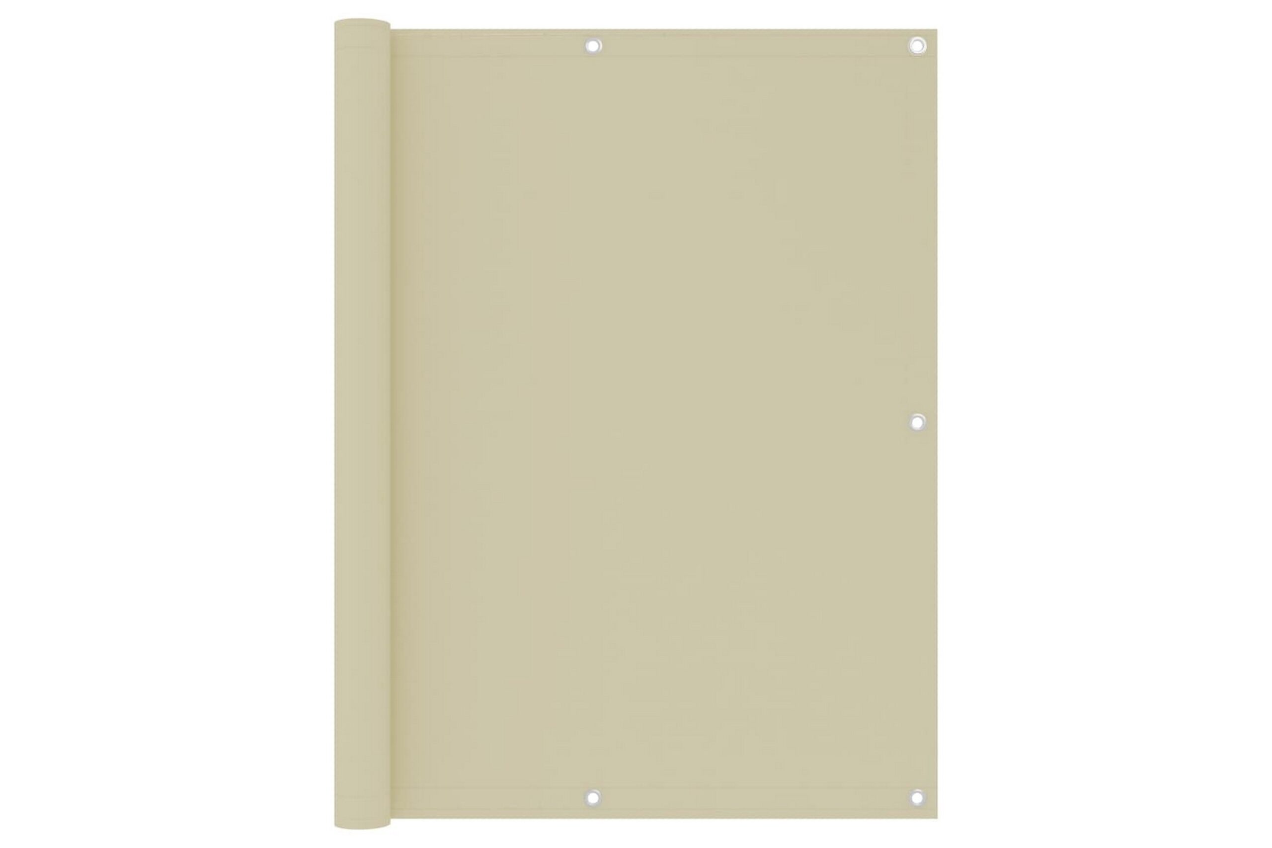 Parvekkeen suoja kerma 120x400 cm Oxford kangas -