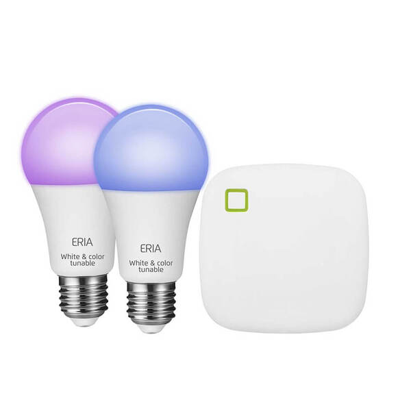 ADUROSMART Startpack, 2 E27 RGB + Bridge