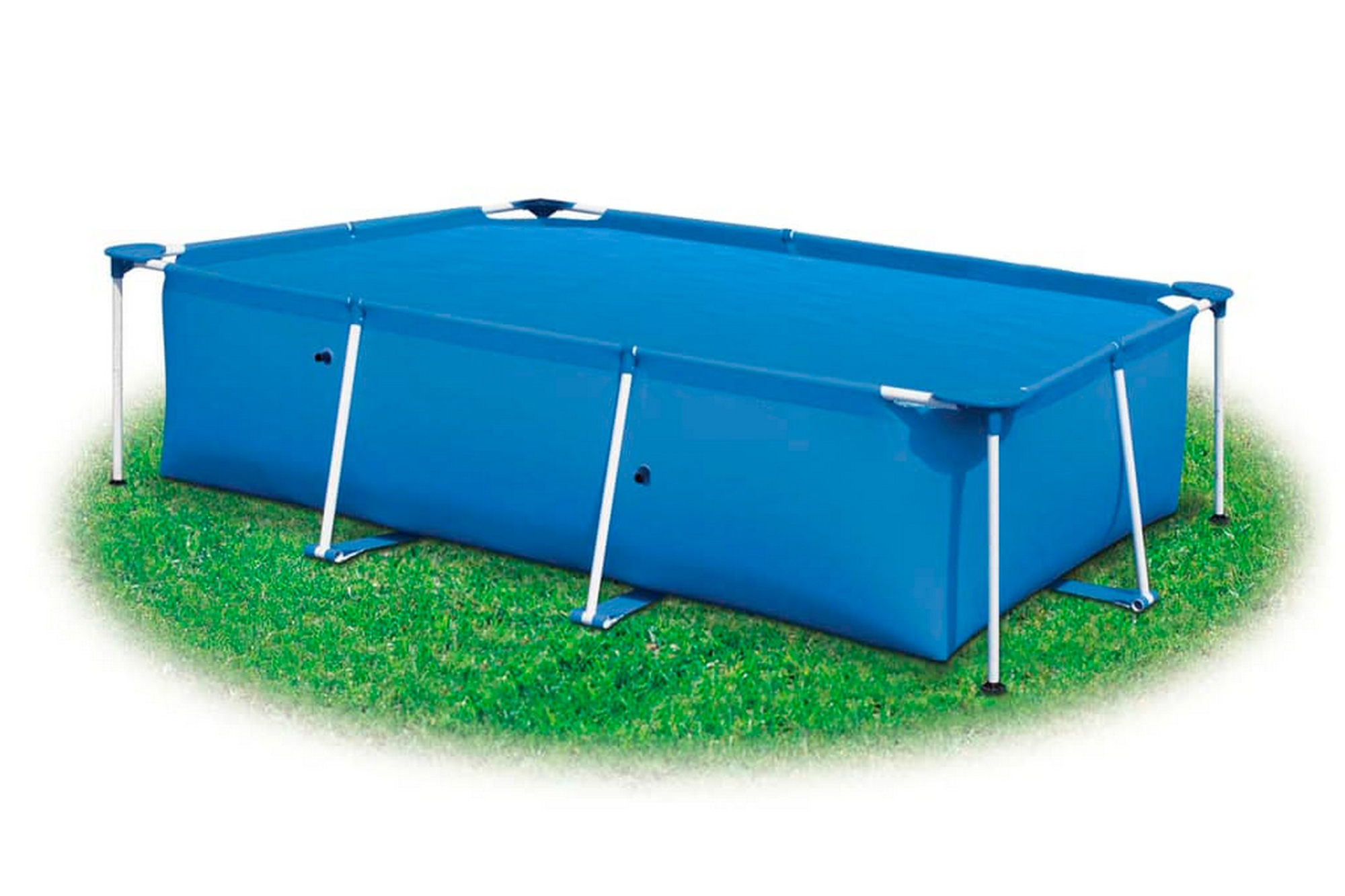 Uima-altaan suoja suorakulmainen 500x300 cm PE sininen - Sininen