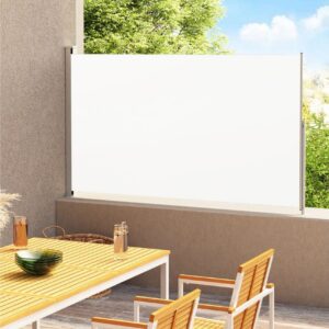 Sisäänvedettävä terassin sivumarkiisi 200x300 cm kerma -