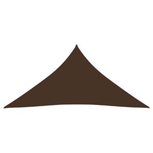 Aurinkopurje Oxford-kangas kolmio 5x7x7 m ruskea - Ruskea