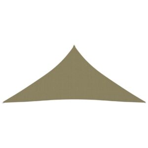 Aurinkopurje Oxford-kangas kolmio 4x4x4 m beige - Beige
