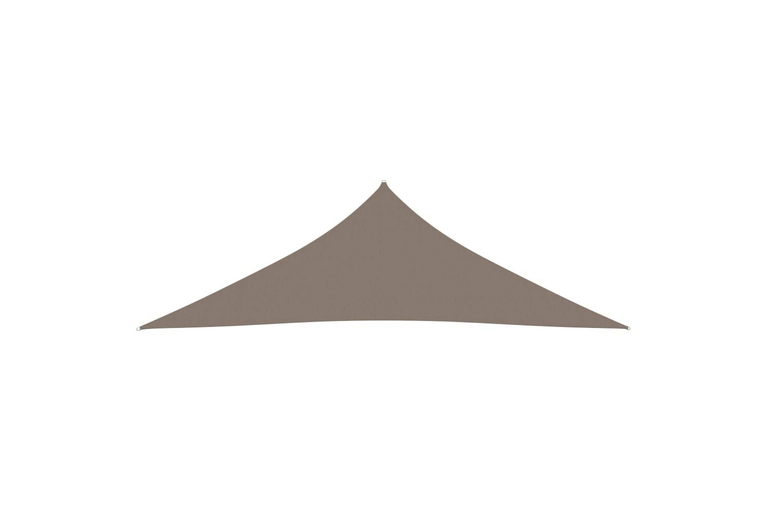 Aurinkopurje Oxford-kangas kolmio 5x5x6 m harmaanruskea - Taupe